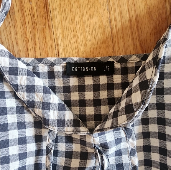 Womens Cotton On Gingham Dress - L - Picture 3 of 6